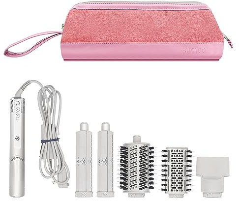 Buwico Airwrap Reisetasche für Dyson/Shark Flexstyle, Reisetasche für Dyson Airwrap/Shark Flexstyle Komplett-Styler und Aufsätze, Reisetasche für Dyson/Shark Haartrockner, Pflaume, Reiseetui