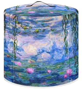 DISNIMO Claude Monet Poster Dust Cover for Rice Cooker 6 Quart-Appliance Covers- Insulated Pressure Cooker Cover with Pockets for Kitchen Instant Pot Accessories-Air Fryer Cover