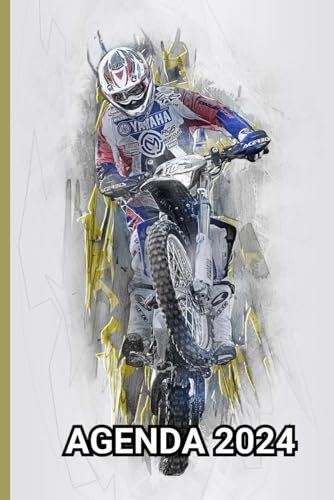 AGENDA 2024 MOTO CROSS: Agenda de poche véhicule moto cross