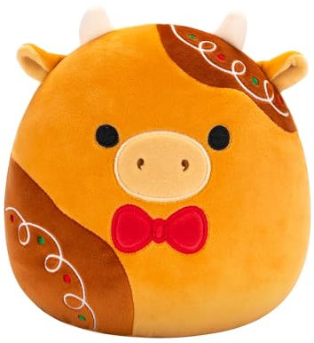 Squishmallows Original SQXM00950 19 cm Jericho die Kuh - Ultraweiches offizielles Jazwares Plüsch