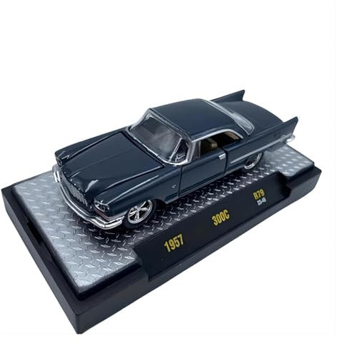 CHENXIAOLAN Miniaturmodelle 1:64 Für Chrysler 300c 1957 Vintage Cars Modell Spielzeug Für Erwachsene Classics Collection Souvenir Geschenk Display Fertigmodell