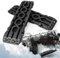 LIEKUMM 2x Anfahrhilfe Sandbleche Offroad, Traktionshilfe Schnee Offroad-Schienen, 10T, Recovery Board Tracks Mats für Auto LKW, 105 x 29 x6cm