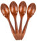 Shengxi 4 Pieces Wooden Spoon Kids Spoons Wooden Cutlery Spoons Kitchen Accessories for Hot Chocolate Honey Coffee Tea Sugar Rice
