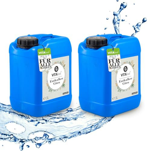 Universal Entkalker 10 Liter - Konzentrat für Kaffeevollautomat und Kaffeemaschine aller Typen | universell einsetzbar zur Gerätereinigung | Kalklöser für extra gründliche Reinigung - VitaFeel