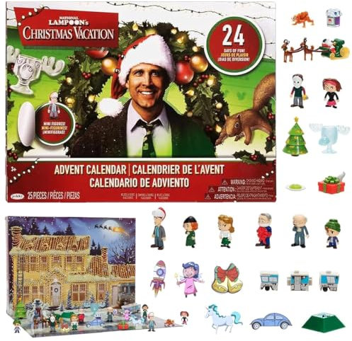 Christmas Vacation Adventskalender 2024, Nationa Lampoon's Christmas Vacation Advent Calendar 2024, 24 Tägiger Weihnachts Adventskalender, Dreidimensional Countdown Kalender