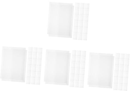 Tofficu 4 Sätze Langlebiger Buchschutz Buchschutzfolie Bücherschutzfolie Bücherabdeckung Lebenslaufordner Für Vorstellungsgespräche Buchumschläge Aus Kunststoff Pp Transparent 20 Stück * 4