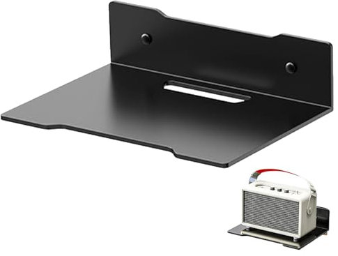 Camera Wall Shelf - Router Wall Shelf Bracket, Wall Mount Bracket | Small TV Storage Bracket, Audio Projector Stand, Speaker Shelf