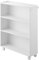 Yamazaki 1485 Tower Bücherwagen, weiß, Stahl/Nylon, minimalistisch, 15,6 x 59 x 70 cm