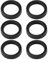 11699 Guarnizione connettore spa di ricambio per Spa Intex Pure Spa Simple Spa,Set di guarnizioni di ingresso e uscita in silicone di alta qualità per piscina e vasca idromassaggio (Set di 6)