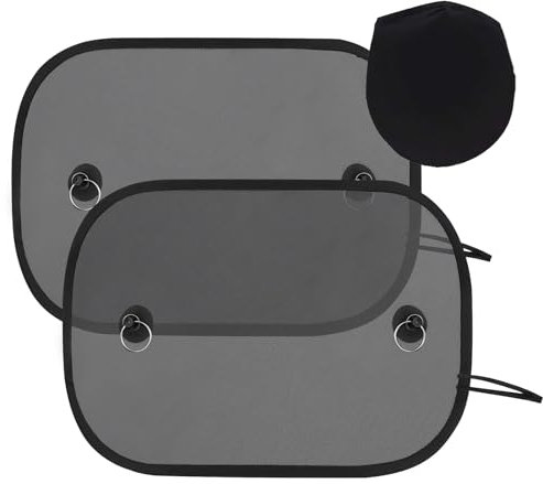 Car Window Shades for Baby - Universal Car Sun Shade for Children, UV Protection Sun Visor, 44 x 36 cm, Set of 2-2