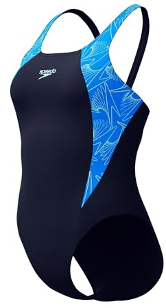 Speedo Women's HyperBoom Splice Muscleback Swimsuit Swimming Costume Blue