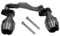 LEINOX Per SH 125/150 Protezione Antiurto Ammortizzatore Scarico Sfera Caduta Tubo Scarico Anticaduta Forcella Anteriore Slitta Telaio Per PCX(Gray)