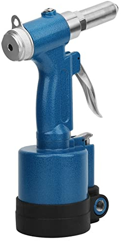 Eujgoov Pneumatic Rivet Gun Professional Air Riveter Riveting Tool with Easy Oil Injection Strong Pulling Force for Aluminum Iron Stainless Steel Nails