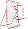 Rukket 4 x 7 Pitch Back Baseball/Softball Rebounder PRO w/3 Progression Weighted Pitching-Baseballs, Pitching und Throwing Practice Partner, Verstellbarer Winkel Pitchback Trainer