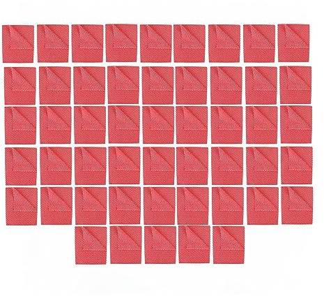 Economy Cloth 420x350mm Red (Pack of 50) 2W08170