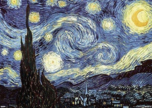 Vincent Van Gogh: Starry Night, Sternennacht | Poster, Plakat [61 x 91,5 cm]