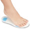 Soles - Solette in silicone per scarpe, supporto ortopedico per camminare, correre e fitness, design morbido, confortevole, ipoallergenico (M/38-39)