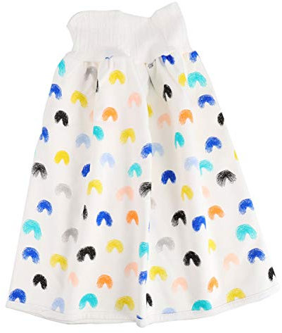 NUOBESTY Bequemer Windelrock T?pfchen Trainingshose Bequeme Unterw? Windel Rock Kleinkind wasserdichte Trainingsunterw? für Baby Neugeborene (Bunt) Windelrock Wiederverwendbare Babyhosen