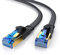 CSL - Cable de red plano CAT 8.1, 15 m, 40 Gbits, cable LAN, cable de conexión, cable Ethernet CAT 8, Gigabit RJ45, velocidad de fibra de vidrio de 40000 Mbits, cable plano, cable de instalación,
