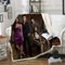 NICHIYO The Vampire Diaries Decke, Cartoon- und Animations-Fleecedecke für Erwachsene und Kinder, 100 % Mikrofaser, für Schlafsofa und Sofa (11.100 x 140 cm)