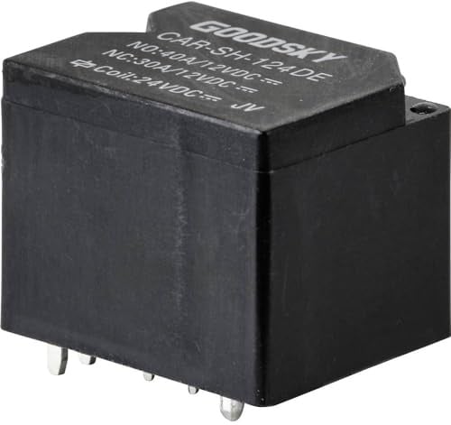 GoodSky CAR-SH-124DE Kfz-Relais 24 V/DC 40A 1 Wechsler Tray
