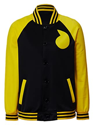 Herren Soul Eater Cosplay-Kostüm, Evans, Uniform, Jacke, Mantel, Baseball, Varsity-Mantel, täglicher Sportmantel