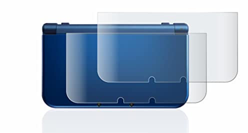BROTECT Protector Pantalla Completa Mate para Nintendo New 3DS XL (carcasa) (2 Unidades) 3D Curvo Película Protectora