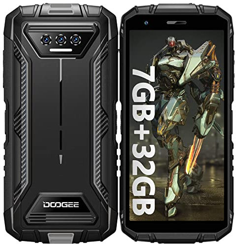 DOOGEE S41 Pro(2023)Rugged Smartphone Android 12, 7GB+64GB/1TB Telefono Indistruttibile, 6300mAh, 5.5 Schermo, 13MP + 8MP Fotocamera, IP68 Impermeabile Cellulare Antiurto/Dual SIM 4G/Face ID/NFC/OTG