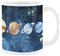 Purely Home Solar System Mug - All Planets Design - White Coffee Tea Present Gift