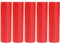 Luftschlangen Papier bunt Party Deko Geburtstag Hochzeit Set holografisch, Stück:5 Stück, Luftschlangen:Rot