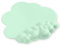 Attack Shark Tapis de Souris Cloud Support Repose-poignet,Tapis de Souris Ergonomique, Base Antidérapante pour un Contrôle Confortable et Précis, pour Taper/Jouer Accessoires de Bureau - Vert Clair