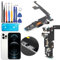 RongZy Connecteur Dock de Rechange pour iPhone 12 Pro Max USB Dock Connector Câble Nappe de Rechange avec Kit de Réparation(Noir)