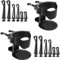 MEISO Lot de 2 porte-gobelets de voiture - Support universel réglable - Support pour bouteille d'eau - Pour tasse à café et cendrier