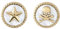 Philipp Plein Damen Ohrringe Ohrstecker Edelstahl IP Gold PLEIN MINI LOGO PJ2EA07EU