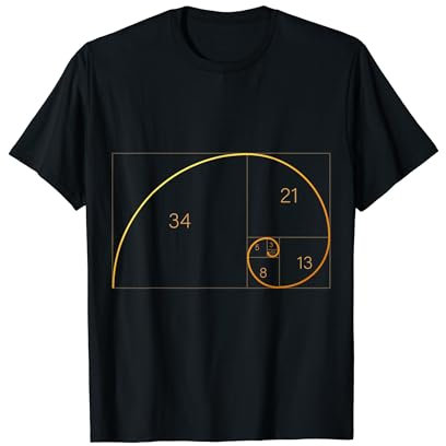 Fibonacci Spirale Goldener Schnitt Mathematik - Fibonacci Tag T-Shirt