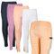 MS-Trachten Winter Reitleggings Kinder Thermoreitleggings Silikonbesatz Reithose Tabea (146/152, Weiß)