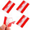 NaYiissi 4Pcs Self-Adhesive clear acrylic hinge, Transparent plastic folding hinges, continuous piano hinge for Crafts, Cabinet, Display Stand 65x40mm