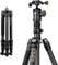 Fotopro 60 Carbon Fiber Tripod, Compact Lightweight Travel Tripod for DSLR Camera, Camera Tripod with Ballhead Quick Release Plate Carry Bag, with Detachable Monopod, Max Load 17.63lb