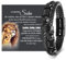 Armband Herren An Meinen Sohn Armband zum 18. Geburtstag - Herren Lederarmband von Papa Geschenke für 16 19 21 Jährigen Jungen Sohn Geschenk von Vater Herrenarmbänder Teenager