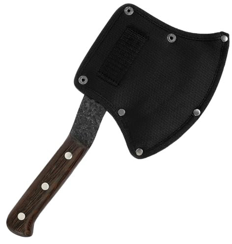Cuchillo de cuchilla de hueso de carne con vaina y mango de madera de carnicero forjado con mano de carnicero lleno de carne de color carcasa de hueso de hueso de la carnicero para cortar hueso o carn