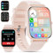 Smartwatch mit Bluetooth-Anrufen, 1,85 Zoll Smartwacth für Damen und Herren, Fitnessuhr mit über 200 Sportmodi, IP68 wasserdicht, SpO2, Schlafüberwachung, Schrittzähler, Herzfrequenzmesser für Android