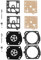 SG Store 2 Ensembles Kit de Réparation de Diaphragme de Carburateur Compatible avec Wacker WM80 BS50-2 BS60-2 BS70-2 Compatible avec Walbro HDA 286 HDA 308 Carburateur
