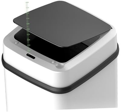 Garneck Inductive Trash Can Automatic Garbage Can Silent Operation Smart Bin for Whole Family