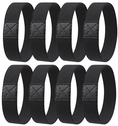 Alriedy 8 Stück Schnürsenkel Fixierband Kinder,Schnürsenkel Fixierband Anti,Loose Band Fußballschuhe Reißfeste Fixierband Für Fußballschuhe, Stretching Band Verhindert Schleifenlösung