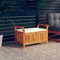 Generisch Garten-Truhenbank mit Kissen 91 cm Massivholz Akazie,jiangboyue-319714