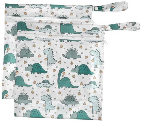 Abaodam 2 Stück Wickeltaschen Vintage Wickeltasche Wickeltasche für Jungen Polyester, multi, 30.00X28.00X0.10CM, Modern