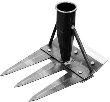 Rastrillo de Malas Hierbas, Doble Cara, rastrillo de Mano Desmontable Multifuncional para Eliminar Malas Hierbas en el Patio del jardín y el Campo