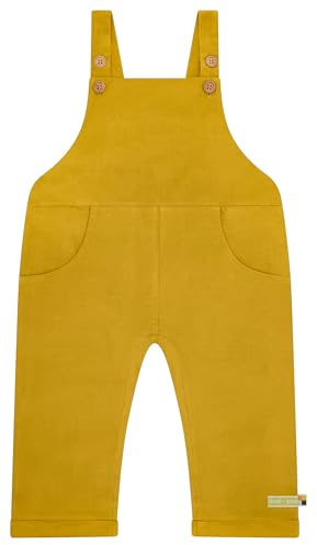 loud + proud Unisex Kinder Latz, Cord, GOTS Zertifiziert Kordhose