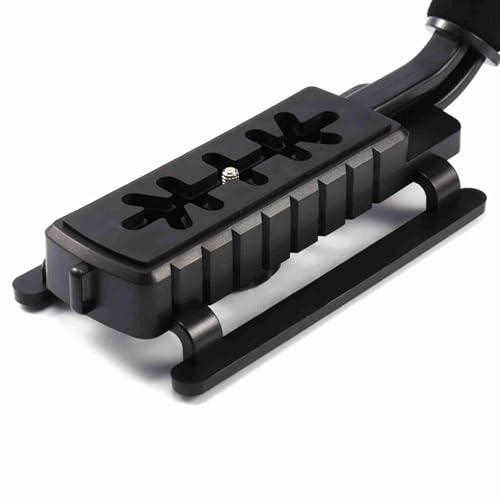 Brrnoo Kamera -Stabilisator, Camera Schwarzer Super Grip Video DV SLR Kamera Stabilisierung des Griffs Kamerazubehör für DSLR DV Camcorder