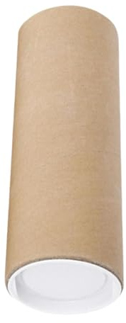 Gitohoni Poster Versandrolle Posterbehälter Dokumentenröhre Versandröhre mit Deckeln Aus Papier Langlebig Und Tragbar für Versand Archivierung Büro, 30cm Länge